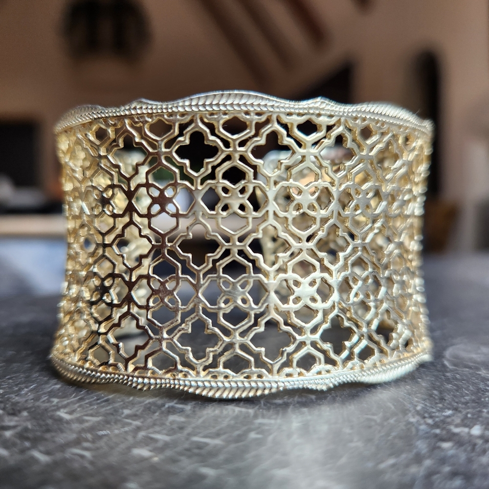 Kendra Scott 14K Gold Plated "Candice" Cuff